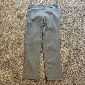 Briggs Petite Black & White Patterned Dress Pants Medium Petite